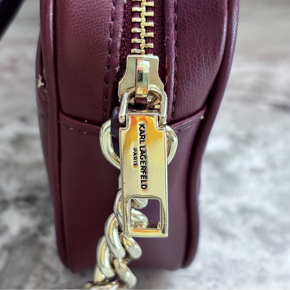 Karl Lagerfeld Kris Bow Leather Crossbody - Picture 5 of 8